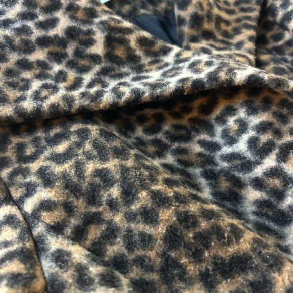 Vixen by Micheline Pitt Leopard Print Coat M - Picture 4 of 5